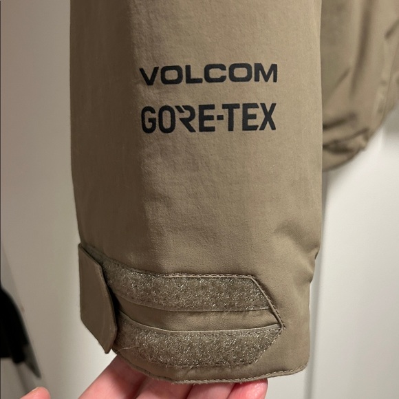 Volcom Men's Tan Gore-tex Ski Jacket Small - Picture 4 of 7